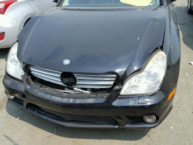 WDDDJ75X06A060317 - 2006 MERCEDES-BENZ CLS 500C BLACK photo 9