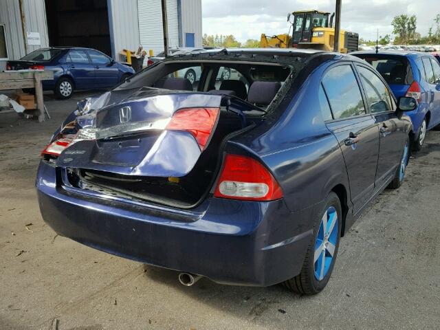 2HGFA1F63AH529580 - 2010 HONDA CIVIC BLUE photo 4