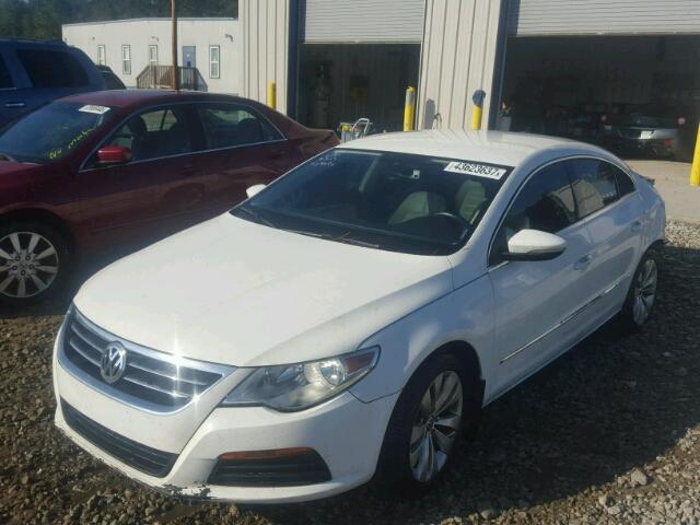 WVWNN7AN2BE721856 - 2011 VOLKSWAGEN CC WHITE photo 2