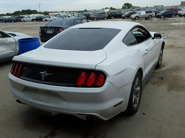 1FA6P8AMXG5205897 - 2016 FORD MUSTANG WHITE photo 4