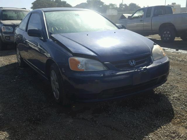 1HGEM21902L098209 - 2002 HONDA CIVIC EX ლურჯი ფოტო 1