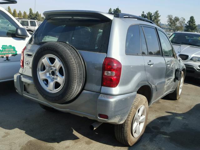 JTEGD20V040043278 - 2004 TOYOTA RAV4 GRAY photo 4