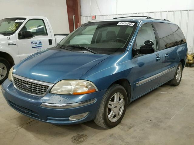 2FMZA52443BA51534 - 2003 FORD WINDSTAR S BLUE photo 2