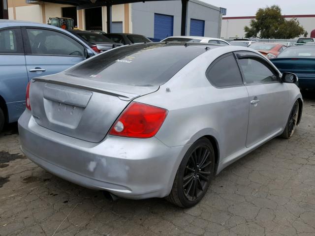 JTKDE177250007205 - 2005 TOYOTA SCION TC 银色 照片 4