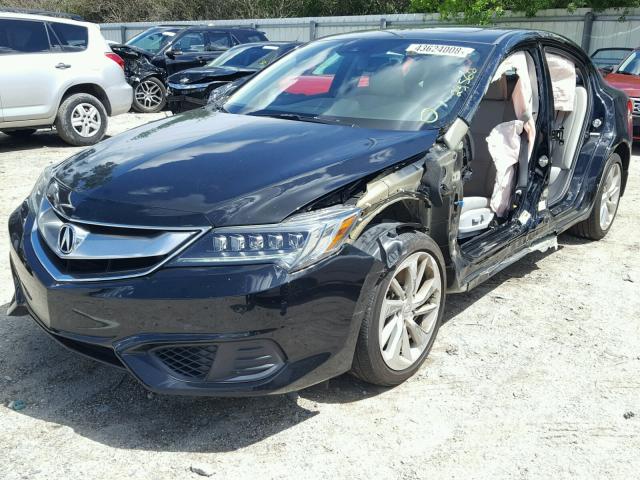 19UDE2F7XGA009989 - 2016 ACURA ILX PREMIU BLACK photo 2