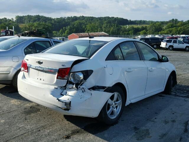 1G1PF5SC5C7369443 - 2012 CHEVROLET CRUZE LT WHITE photo 4