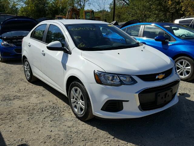 1G1JB5SH9H4164424 - 2017 CHEVROLET SONIC LS WHITE photo 1