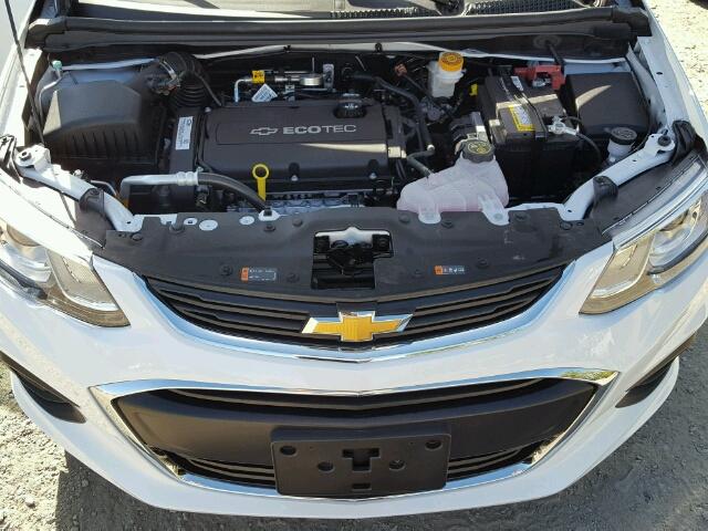 1G1JB5SH9H4164424 - 2017 CHEVROLET SONIC LS WHITE photo 7