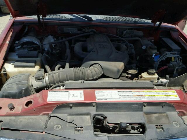 1FMZU34E7WZB50366 - 1998 FORD EXPLORER RED photo 7