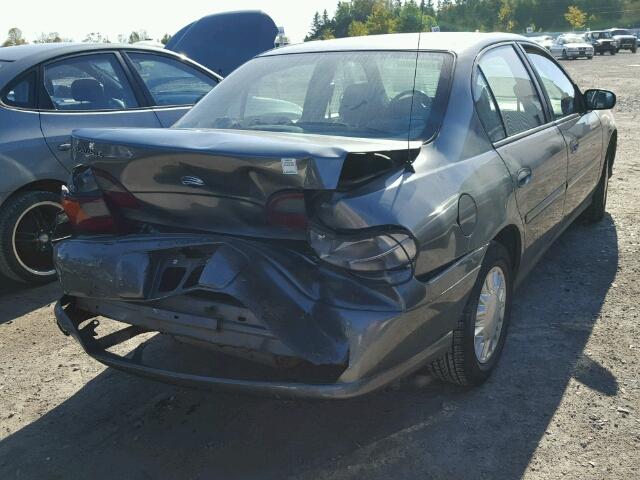 1G1ND52J63M689044 - 2003 CHEVROLET MALIBU GRAY photo 4