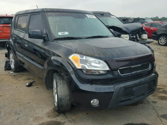 KNDJT2A28A7180411 - 2010 KIA SOUL BLACK photo 1