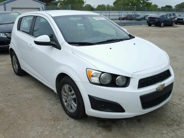 1G1JC6SH2E4105634 - 2014 CHEVROLET SONIC LT WHITE photo 1