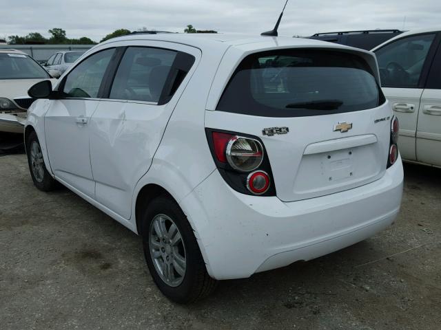 1G1JC6SH2E4105634 - 2014 CHEVROLET SONIC LT WHITE photo 3