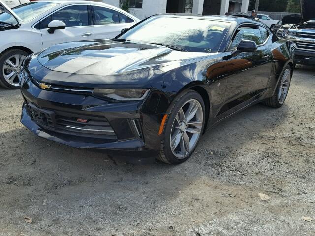 1G1FC1RX5H0176294 - 2017 CHEVROLET CAMARO LT BLACK photo 2