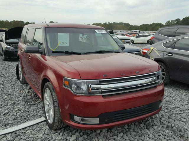 2FMGK5C8XDBD02810 - 2013 FORD FLEX SEL წითელი ფოტო 1