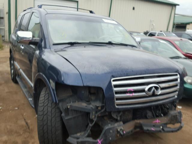 5N3AA08C77N803596 - 2007 INFINITI QX56 BLUE photo 1