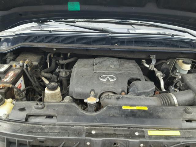 5N3AA08C77N803596 - 2007 INFINITI QX56 BLUE photo 7