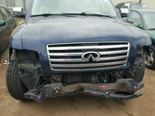 5N3AA08C77N803596 - 2007 INFINITI QX56 BLUE photo 9