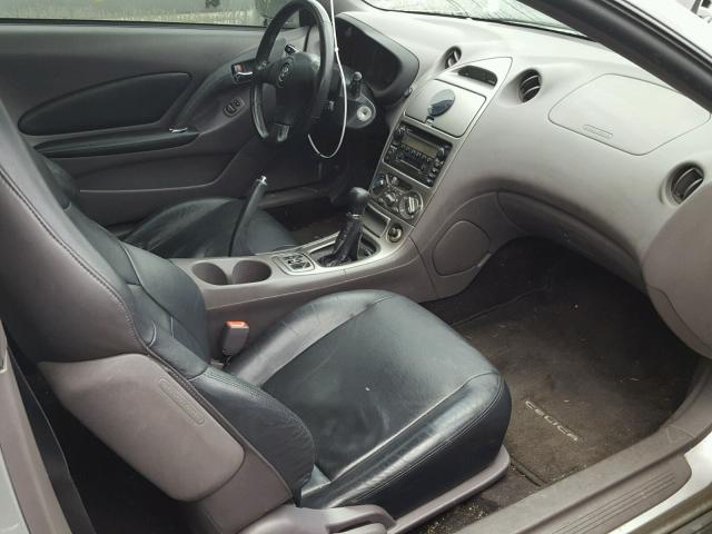 JTDDY38T2Y0002421 - 2000 TOYOTA CELICA GT- SILVER photo 5