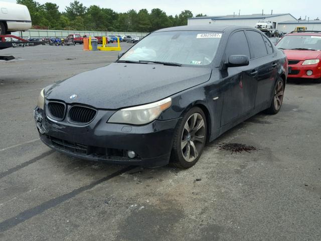 WBANB535X7CP05124 - 2007 BMW 550 I BLACK photo 2