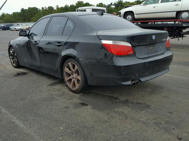 WBANB535X7CP05124 - 2007 BMW 550 I BLACK photo 3