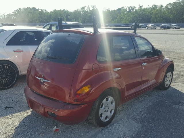 3A4FY48B46T275506 - 2006 CHRYSLER PT CRUISER RED photo 4