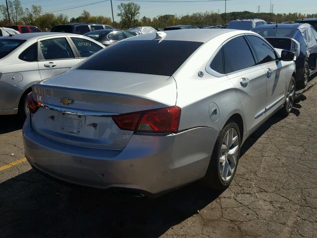 2G1165S32F9183979 - 2015 CHEVROLET IMPALA LTZ SILVER photo 4