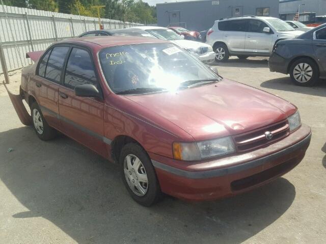 JT2EL43TXP0326272 - 1993 TOYOTA TERCEL BURGUNDY photo 1