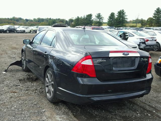 3FADP0L31AR159510 - 2010 FORD FUSION HYB BLACK photo 3