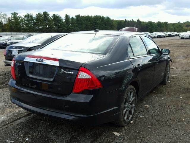 3FADP0L31AR159510 - 2010 FORD FUSION HYB BLACK photo 4