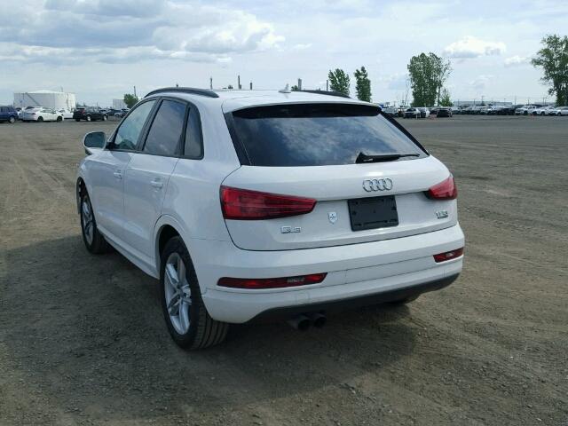 WA1ECCFS5JR024308 - 2018 AUDI Q3 PREMIUM WHITE photo 3