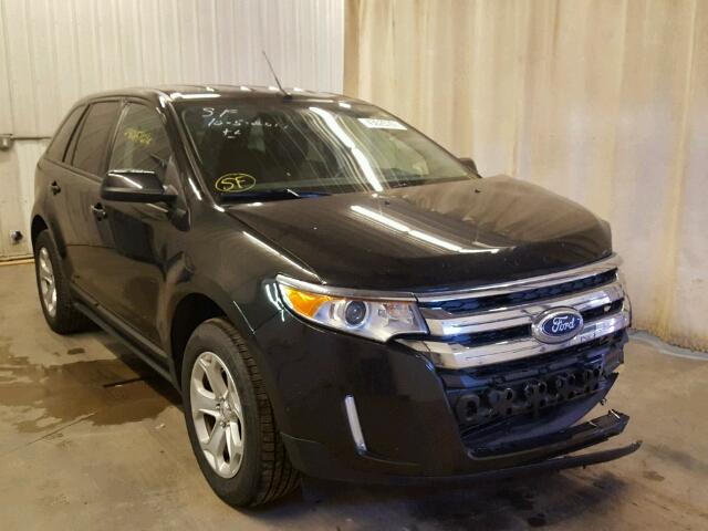 2FMDK3J91CBA70339 - 2012 FORD EDGE BLACK photo 1