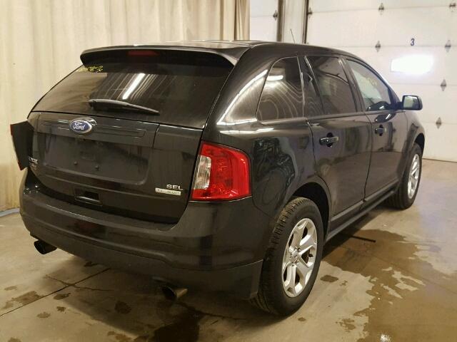 2FMDK3J91CBA70339 - 2012 FORD EDGE BLACK photo 4