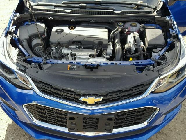 3G1BE6SM1HS533162 - 2017 CHEVROLET CRUZE LT BLUE photo 7