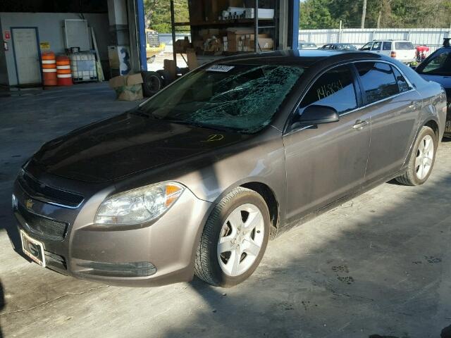 1G1ZA5EU2BF303089 - 2011 CHEVROLET MALIBU LS TAN photo 2