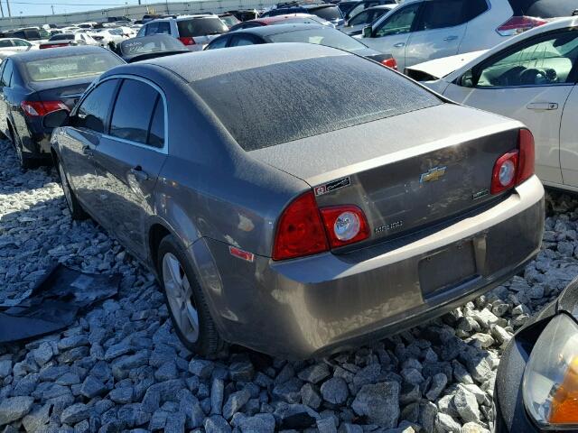 1G1ZA5EU2BF303089 - 2011 CHEVROLET MALIBU LS TAN photo 3