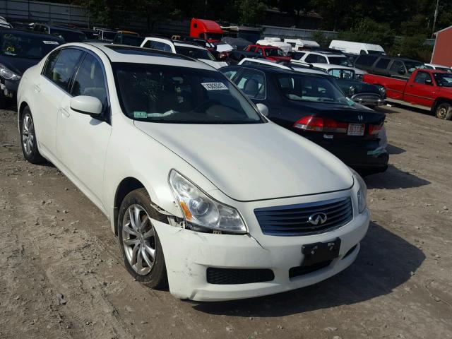 JNKBV61F48M274109 - 2008 INFINITI G35 WHITE photo 1