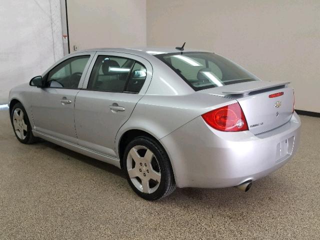 1G1AF5F56A7187006 - 2010 CHEVROLET COBALT 2LT SILVER photo 3