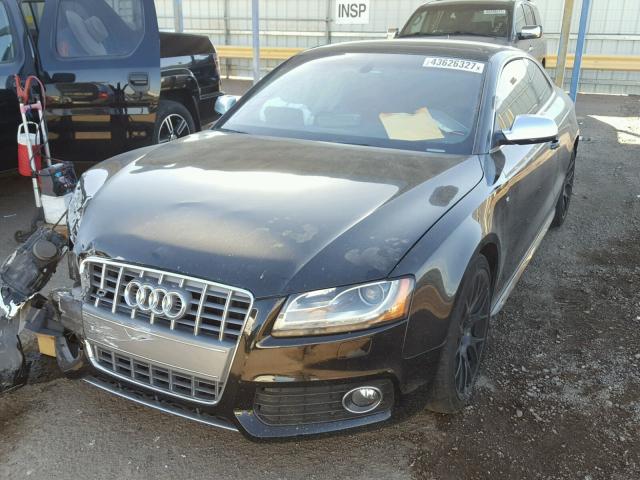 WAU3VAFR8AA003263 - 2010 AUDI S5 PRESTIG BLACK photo 2