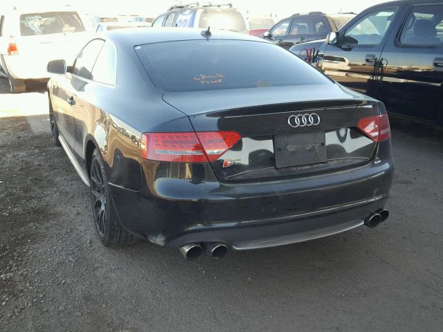 WAU3VAFR8AA003263 - 2010 AUDI S5 PRESTIG BLACK photo 3