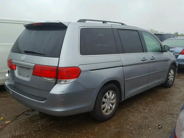 5FNRL3H7XAB036752 - 2010 HONDA ODYSSEY EX GRAY photo 4