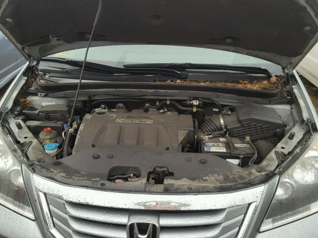 5FNRL3H7XAB036752 - 2010 HONDA ODYSSEY EX GRAY photo 7