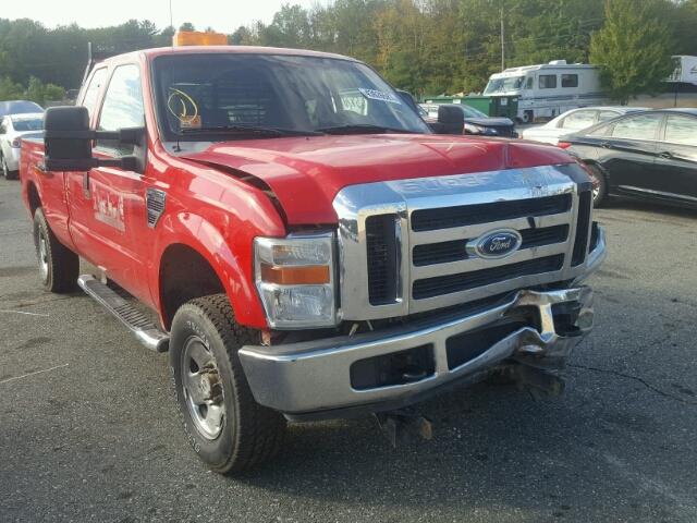 1FTSX21598EA88118 - 2008 FORD F250 SUPER RED photo 1