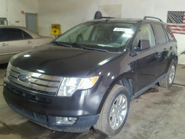 2FMDK38C07BB22504 - 2007 FORD EDGE SEL Темно-сірий фото 2