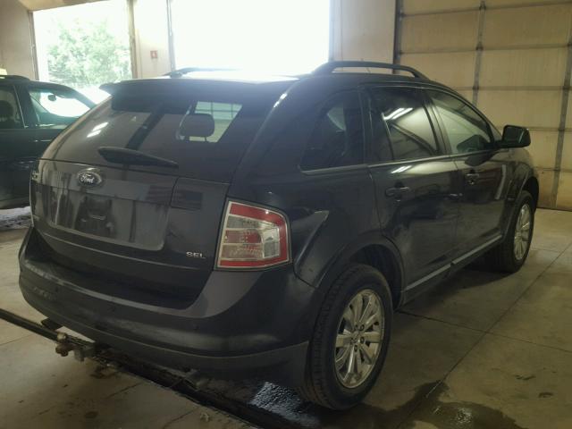 2FMDK38C07BB22504 - 2007 FORD EDGE SEL Темно-сірий фото 4