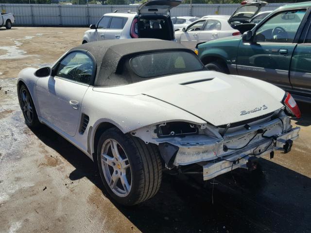 WP0CB29896U730888 - 2006 PORSCHE BOXSTER S WHITE photo 3