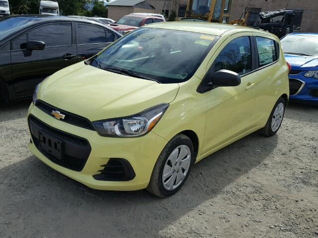 KL8CB6SA4HC734613 - 2017 CHEVROLET SPARK LS YELLOW photo 2