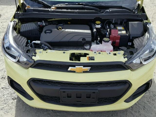 KL8CB6SA4HC734613 - 2017 CHEVROLET SPARK LS YELLOW photo 7