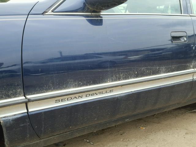 1G6KD52Y9TU274648 - 1996 CADILLAC DEVILLE BLUE photo 9