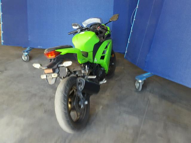 JKAEX8A13FA012227 - 2015 KAWASAKI EX300 A GREEN photo 4